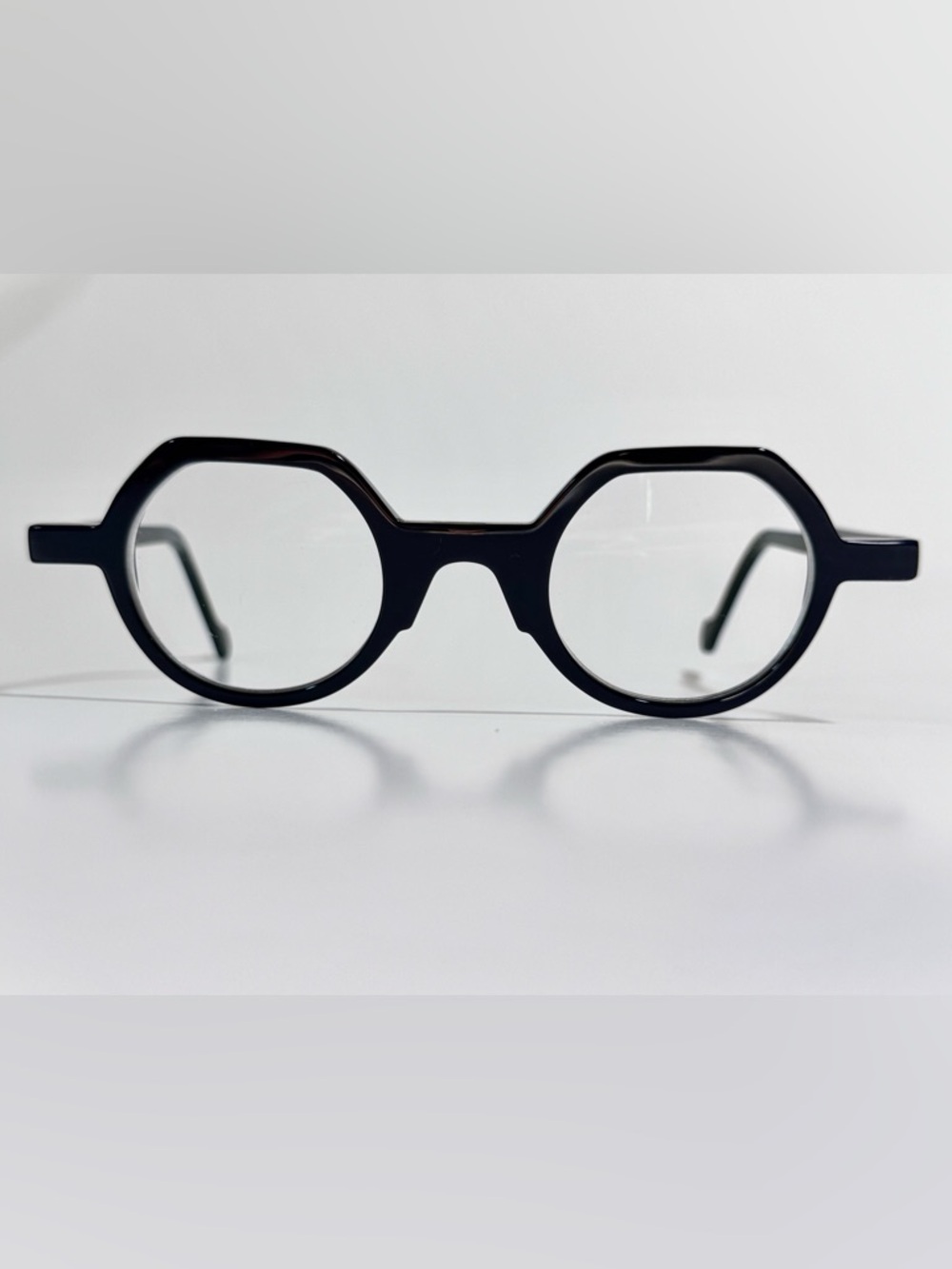 Anne & Valentin AIKO Modern Women's Eye Glasses in blue-black w Case - Picture 2 of 10